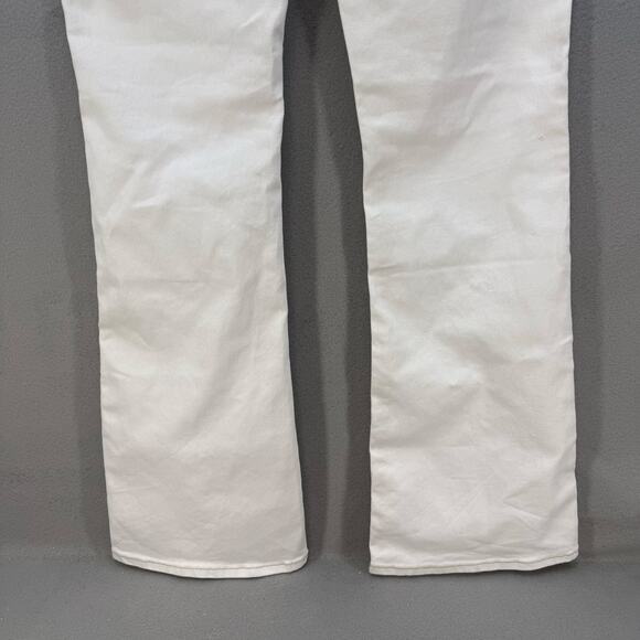 True Religion Jeans Women's 31 (12) Optic White Becca Mid Rise Bootcut Western - Picture 5 of 16
